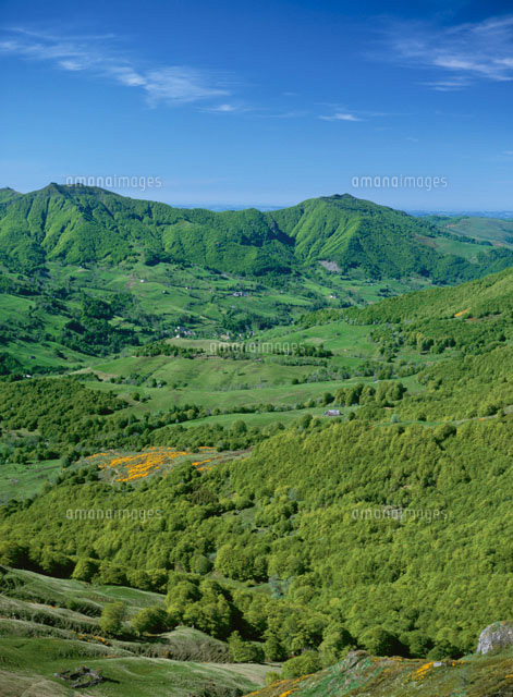 手描き風景画 海と山の風景 6e1bf173202d1e4a4b68931193a60d