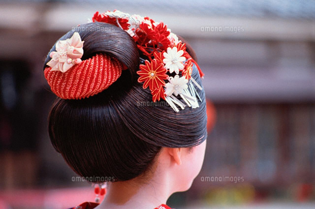 日本髪 の写真素材 イラスト素材 アマナイメージズ