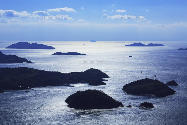 瀬戸内海の多島美[01010021079]の写真・イラスト素材｜アマナイメージズ