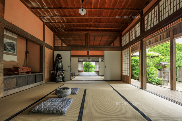 出水麓武家屋敷の税所邸[01010031248]の写真・イラスト素材｜アマナ