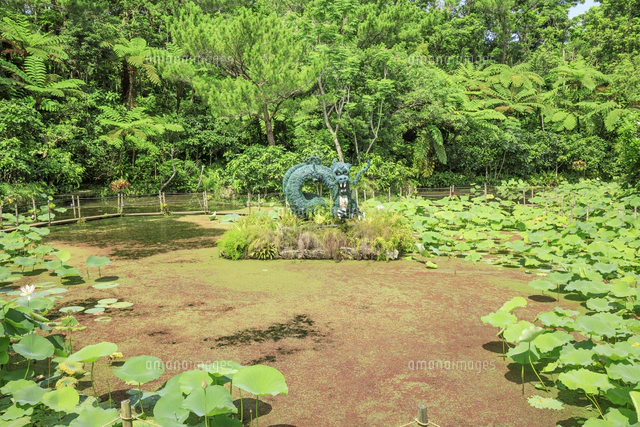 ビオスの丘の湖水鑑賞船[01010034623]の写真・イラスト素材｜アマナ
