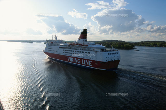 バイキングラインバルチックフェリー ストックホルム群島 の写真素材 イラスト素材 アマナイメージズ