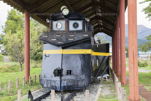 日中線記念館の国鉄キ100形貨車ラッセル除雪車[01072019704]の写真