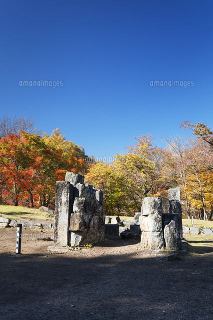 橋野高炉跡[01072024335]の写真素材・イラスト素材｜アマナイメージズ