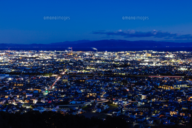 岩本山公園から望む夜景[01072040360]の写真・イラスト素材｜アマナ