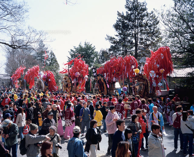 日牟礼八幡宮の左義長祭り 近江八幡市 滋賀県 の写真素材 イラスト素材 アマナイメージズ