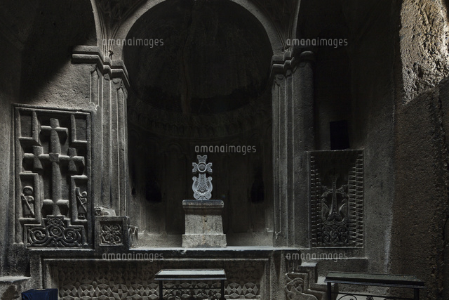 ゲガルド修道院のプロシアン礼拝堂 の写真素材 イラスト素材 アマナイメージズ