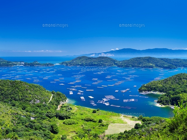 虫明湾と瀬戸内海 の写真素材 イラスト素材 アマナイメージズ