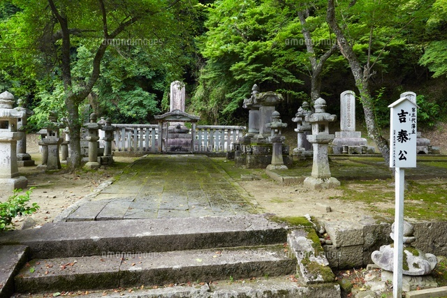 鳥取藩主池田家墓所[01597017270]の写真素材・イラスト素材｜アマナイメージズ