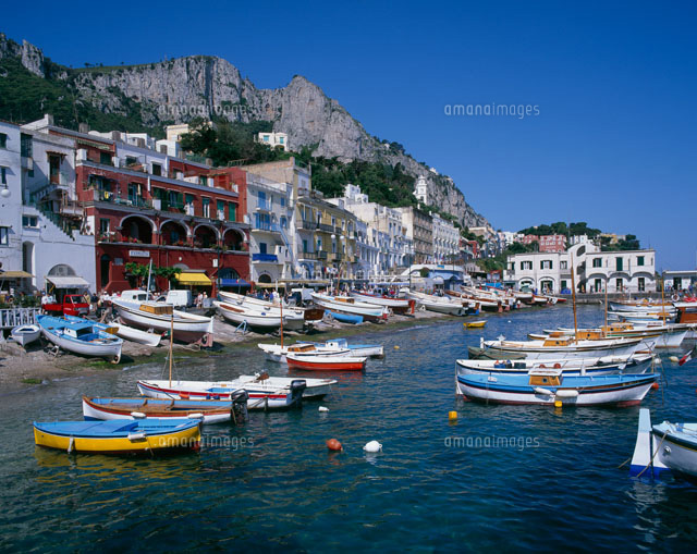 イタリアの港 イタリアの港[01683010362]の写真・イラスト素材｜アマナイメージズ