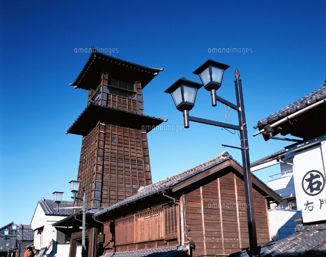 時の鐘 川越市 埼玉県 a の写真素材 イラスト素材 アマナイメージズ