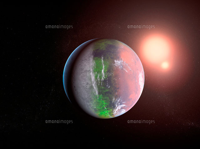 赤色矮星二重星のまわりの太陽系以外の惑星[01809016059]の写真
