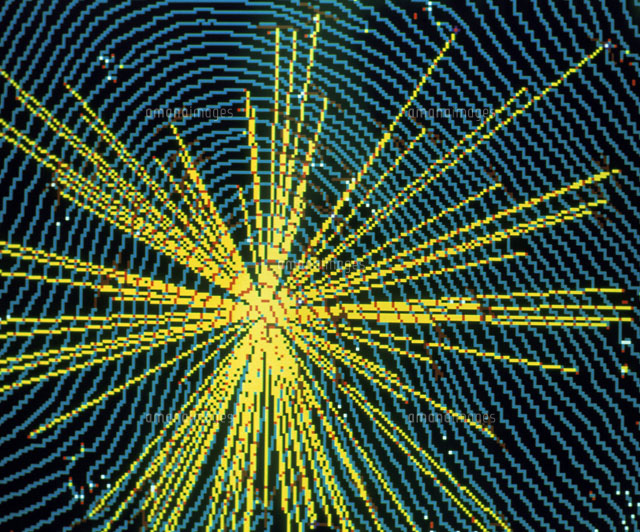Computer graphic of fingerprint scan analysis[01809020290]の写真素材・イラスト素材 ...