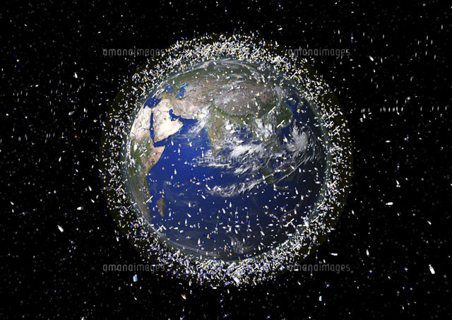 Space Debris Artwork の写真素材 イラスト素材 アマナイメージズ