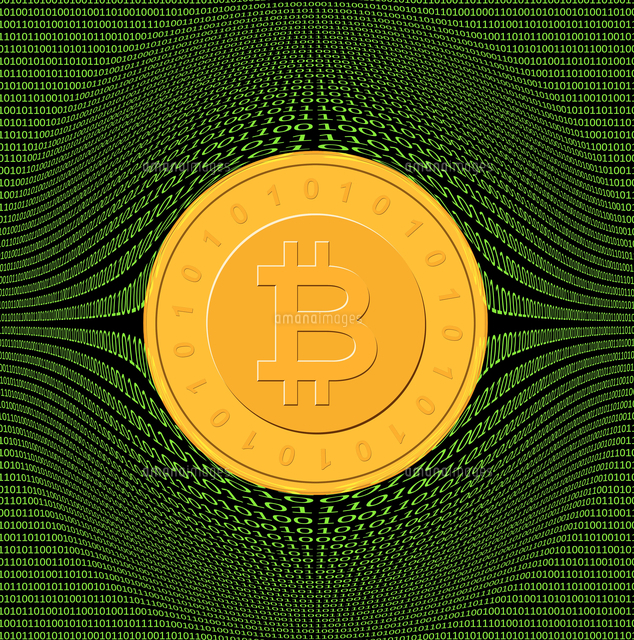 ビットコイン イメージ の写真素材 イラスト素材 アマナイメージズ