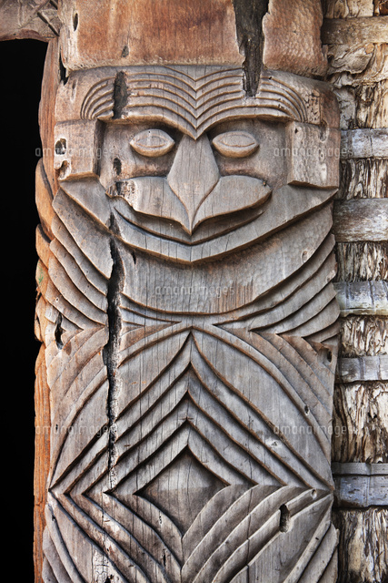 ニューカレドニア 民族像 オブジェ 木製 木彫 インテリア 置物 【公式