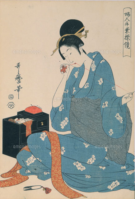 美人画 歌麿[02022347611]の写真・イラスト素材｜アマナイメージズ