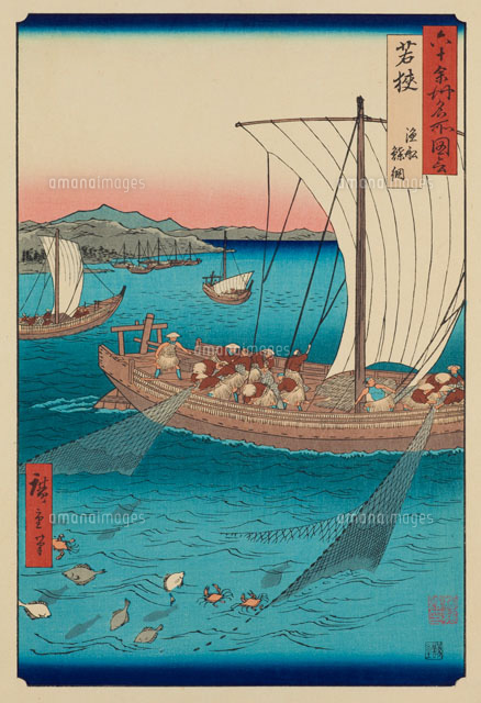 若狭 漁船 鰈網[02022348571]の写真・イラスト素材｜アマナイメージズ