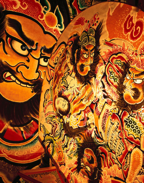 ねぷた絵 青森県[02058010105]の写真・イラスト素材｜アマナイメージズ