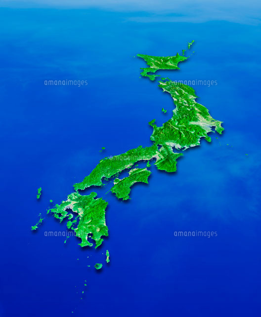 日本列島 薩南諸島 択捉島 の写真素材 イラスト素材 アマナイメージズ