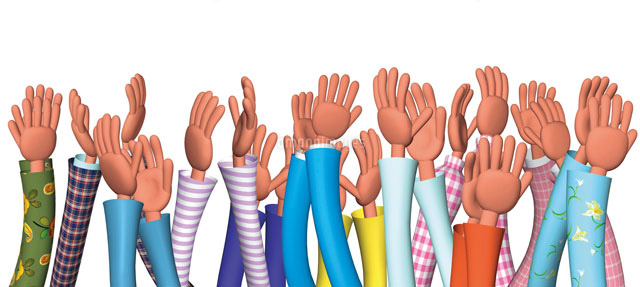 ハイタッチする手のイメージ の写真素材 イラスト素材 アマナイメージズ