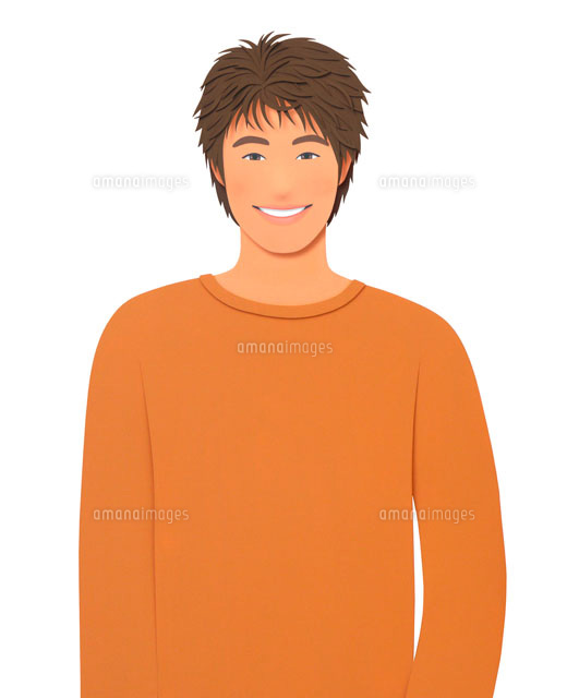 笑顔の男性 の写真素材 イラスト素材 アマナイメージズ