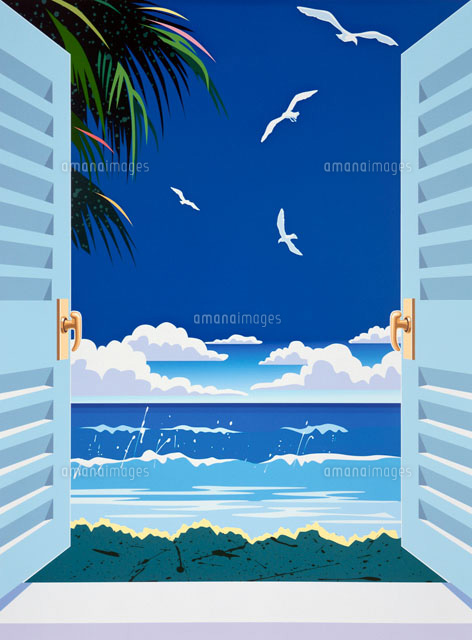 オープン ウィンドウと海とカモメ の写真素材 イラスト素材 アマナイメージズ オープン ウィンドウと海とカモメ の写真素材 イラスト素材 アマナイメージズ