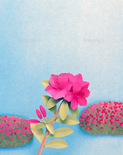 ペーパークラフト ツツジ 福岡 の写真素材 イラスト素材 アマナイメージズ