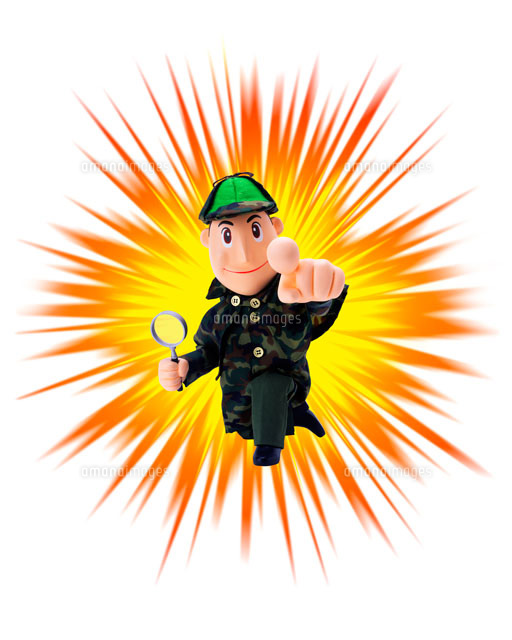 後光が差し前方を指差した探偵 の写真素材 イラスト素材 アマナイメージズ 後光が差し前方を指差した探偵 の写真素材 イラスト素材 アマナイメージズ