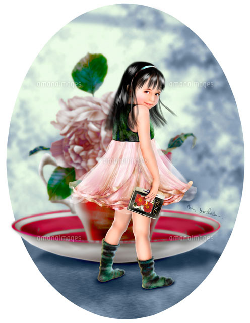 自作絵画 妖精 薔薇 wf82-350.jpg