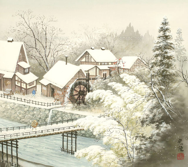 y*e様 風景画 水彩画 山と小屋 y*e様 風景画 水彩画 山と小屋 水彩画 山小屋ログハウスの風景