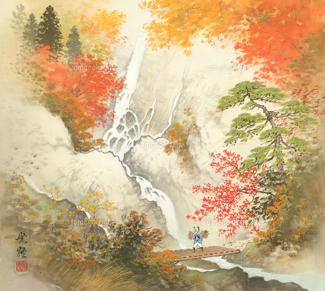 絵画　月明かりの山脈 月明かりの山脈【ジョン・ラッテンベリー】