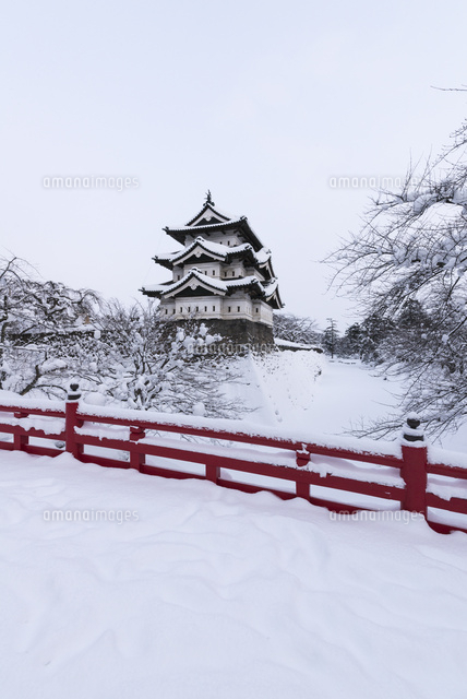 冬の弘前城[02335005518]の写真・イラスト素材｜アマナイメージズ