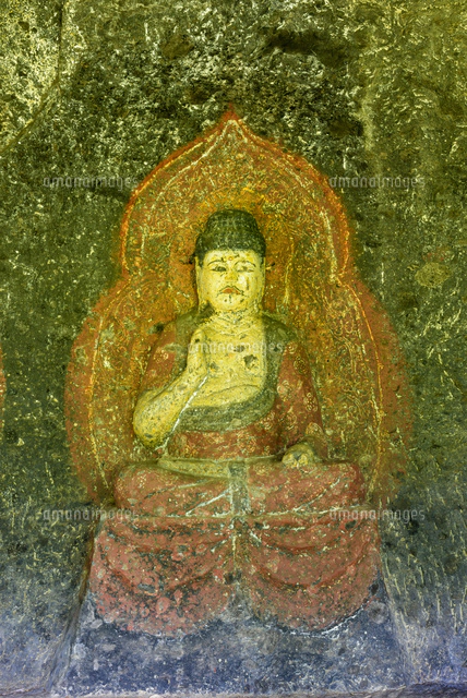 緒方宮迫西石仏の薬師如来[02335007622]の写真・イラスト素材｜アマナ