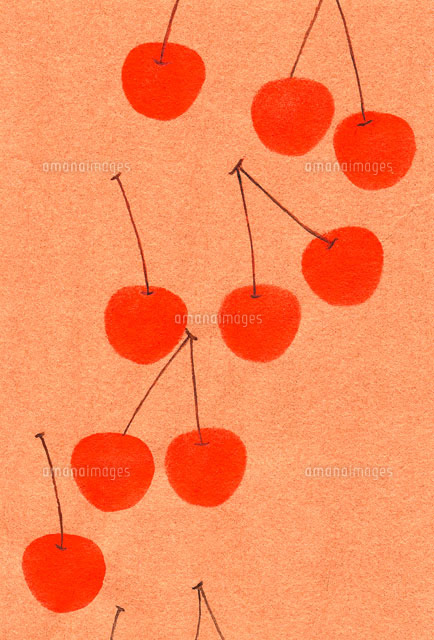 さくらんぼ の写真素材 イラスト素材 アマナイメージズ