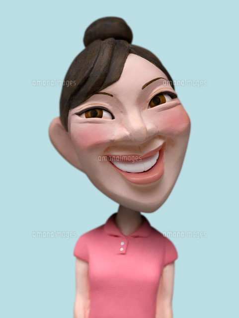 ポロシャツを着た女性 の写真素材 イラスト素材 アマナイメージズ