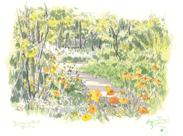 京王フローラルガーデン アンジェ の写真素材 イラスト素材 アマナイメージズ