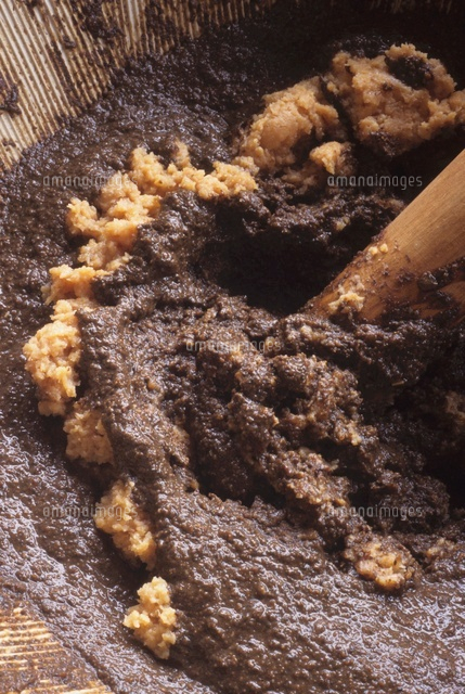 がぜ味噌作り がぜ 馬糞雲丹 7 味噌3の割合で混ぜる 02547000675 の写真素材 イラスト素材 アマナイメージズ