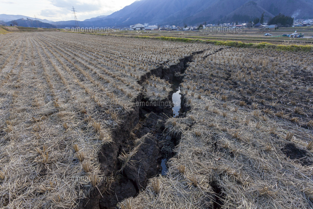 長野県神城断層地震 の写真素材 イラスト素材 アマナイメージズ