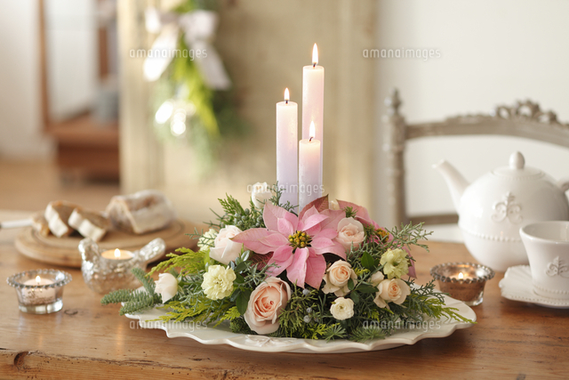 クリスマスデコレーション クリスマス フラワーアレンジメント