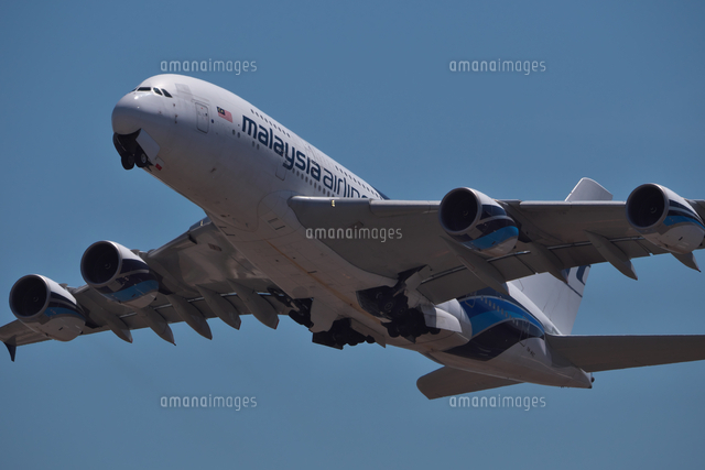 エアバスA380,マレーシア航空[02772001243]の写真・イラスト素材