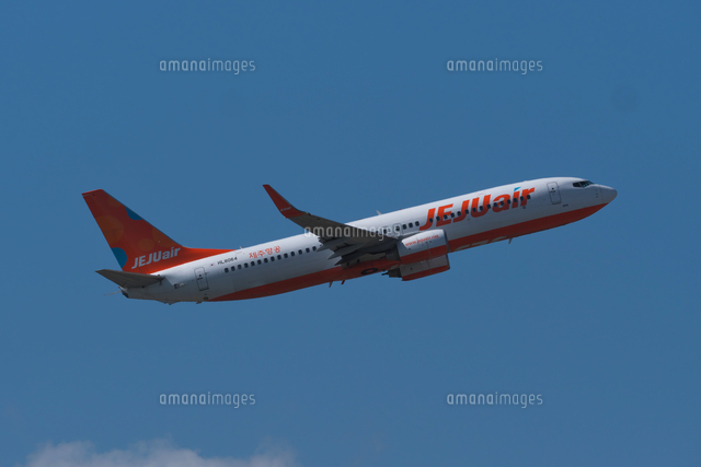 ボーインB737-800,チェジュ航空[02772001259]の写真・イラスト素材
