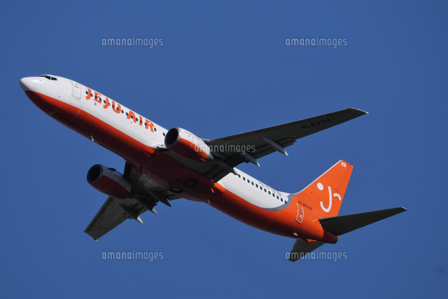 ボーイング737-800,チェジュ航空[02772001426]の写真・イラスト素材