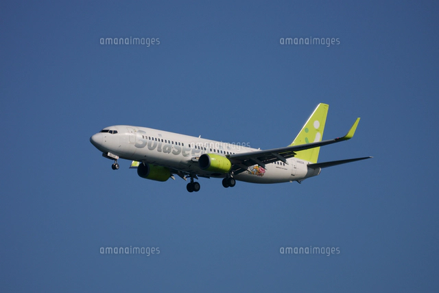 【新品】　ソラシドエア　BOEING 737-800 ソラシドエア航空機 JA801Xの写真｜B737-800｜宮崎空港初フライト