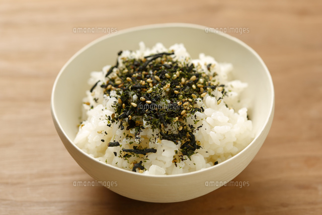 ひじきと青海苔のふりかけ の写真素材 イラスト素材 アマナイメージズ