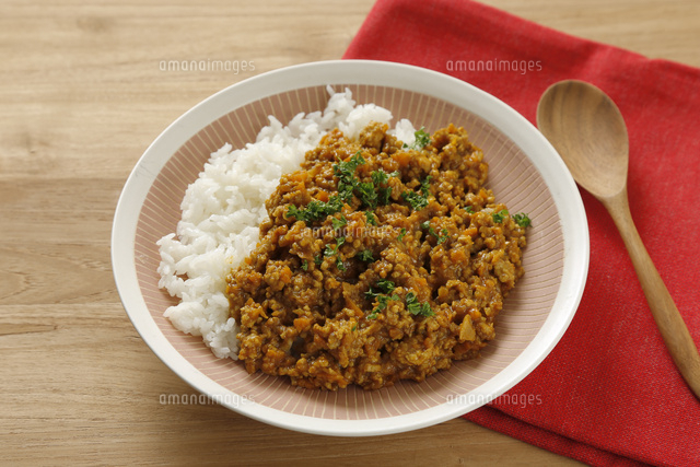 肉のキーマカレー の写真素材 イラスト素材 アマナイメージズ