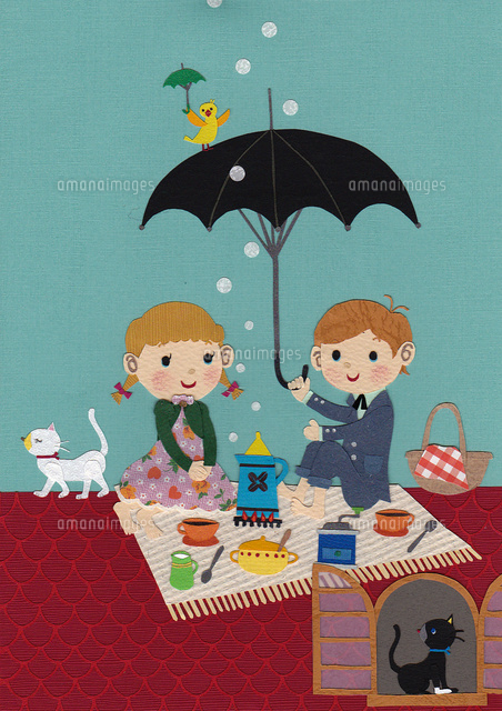 うれしいお茶会 の写真素材 イラスト素材 アマナイメージズ