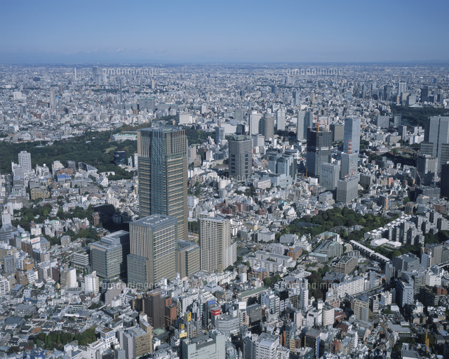 東京ミッドタウンと六本木周辺 の写真素材 イラスト素材 アマナイメージズ