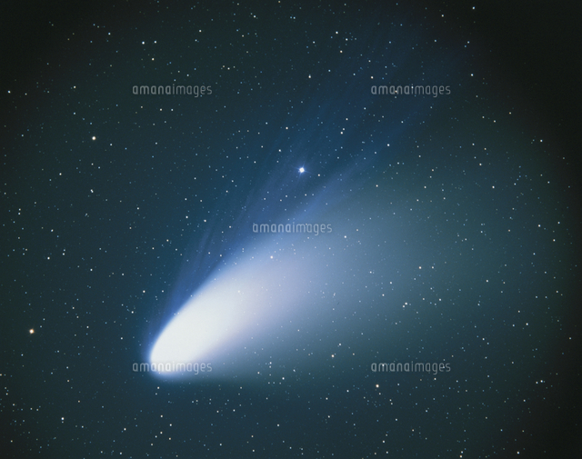 ヘールポップ彗星 戦場ヶ原 栃木県 の写真素材 イラスト素材 アマナイメージズ