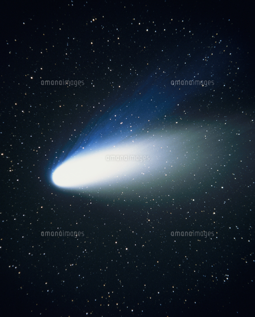 ヘールポップ彗星1997年3月18日 の写真素材 イラスト素材 アマナイメージズ